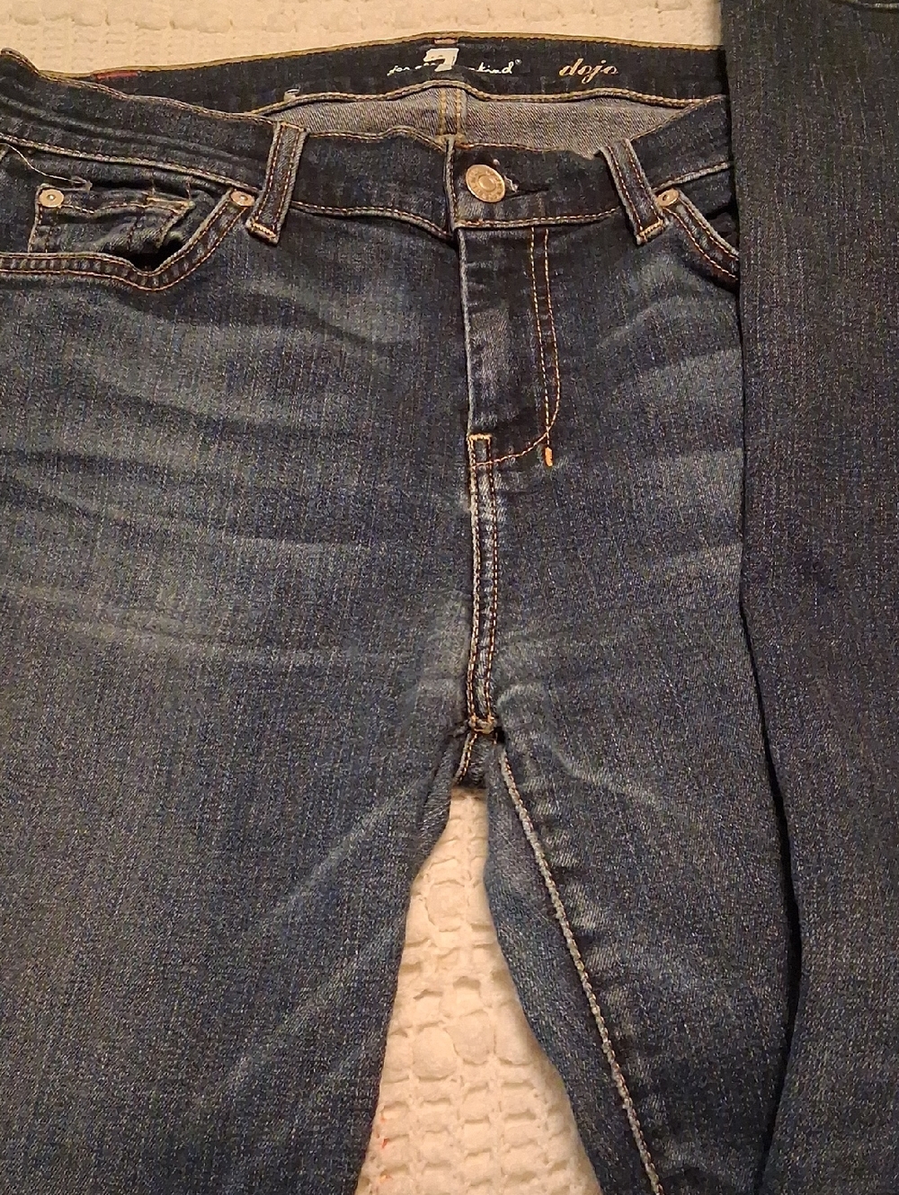 7 For All Mankind Indigo Denim Dojo Jeans